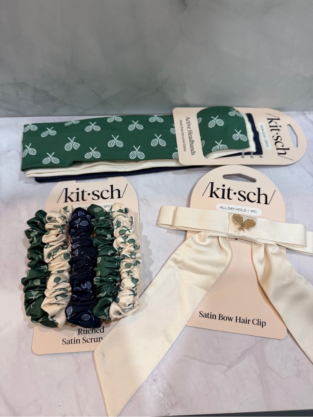 Kitsch Tennis Hair Accessories Set
